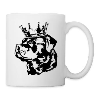 Rottweiler Krone Dogs Dog Wilsigns - Mug - white - Right