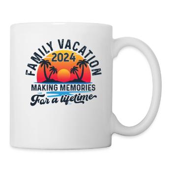 Vacances d’été en famille 2024 - Mug blanc - blanc - Droite