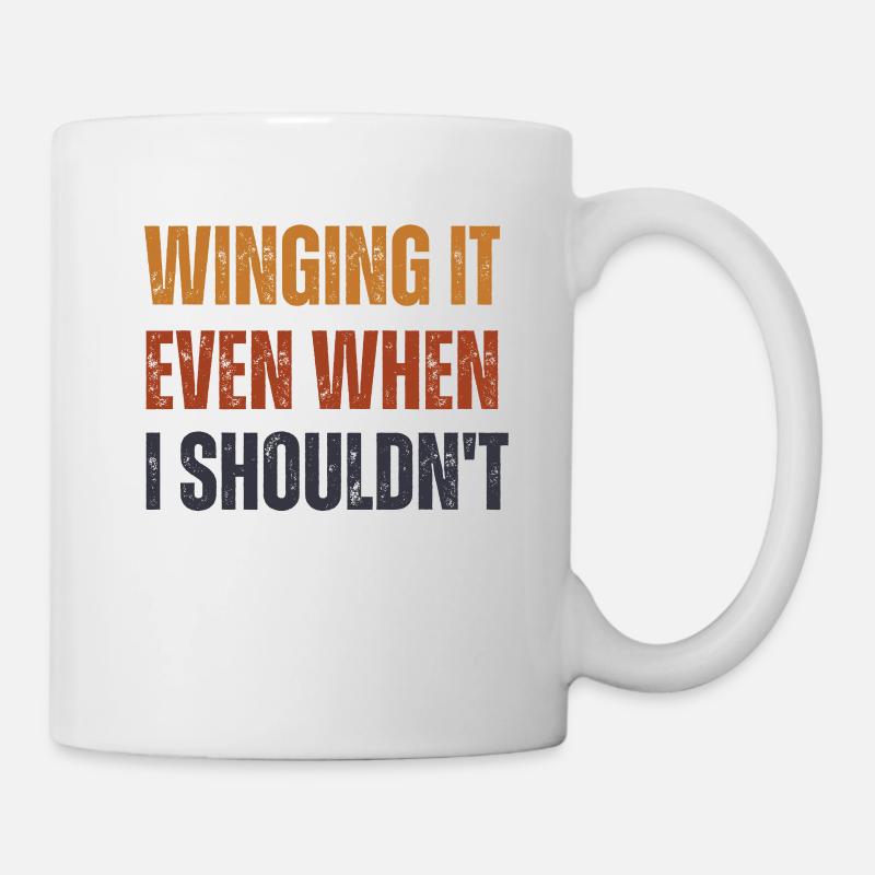 Winging It Even When I Shouldn't Wingsurfing - Mug - white