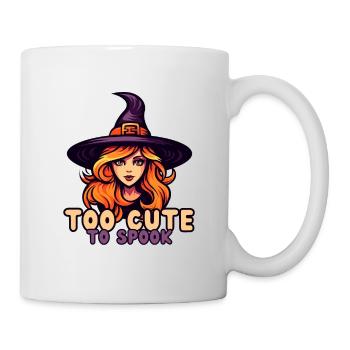 Sorcière d’Halloween - Trop mignon pour effrayer! - Mug blanc - blanc - Droite