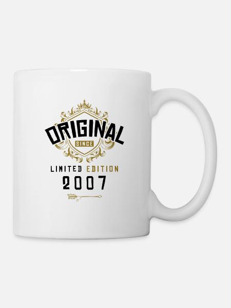 2007 limited edition Geburtstag - Tasse - Weiß