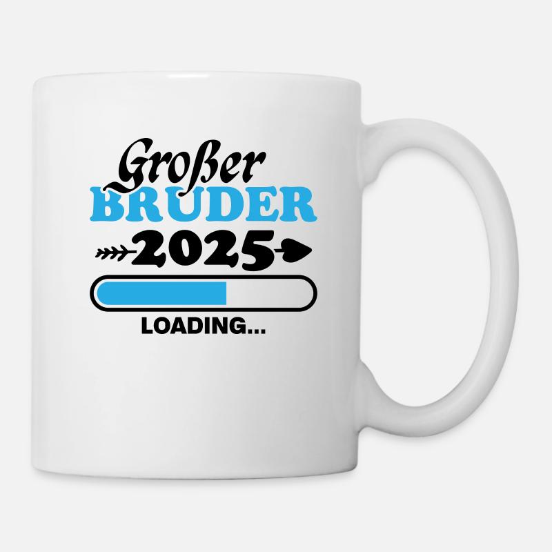 Großer Bruder 2025 - Tasse - Weiß