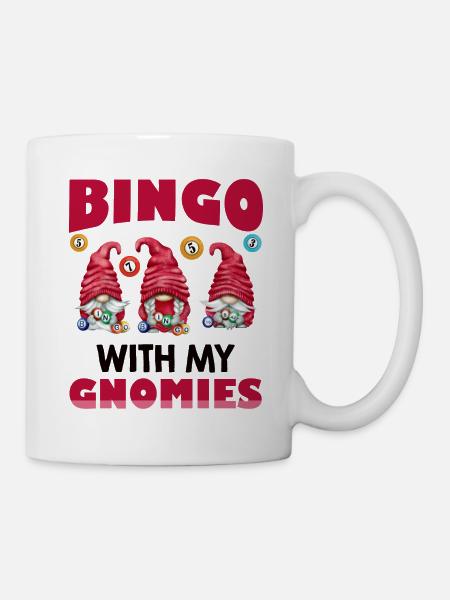 Bingo Mit Meinen Gnomies Lustiges Bingo - Kop/krus - hvid