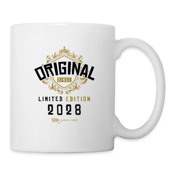 2028 limited edition Geburtstag - Tasse - Weiß - Rechts