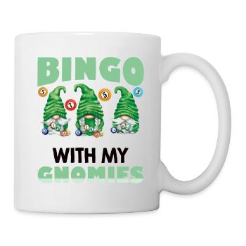 Bingo avec mes gnomies Bingo drôle - Mug blanc - blanc - Droite
