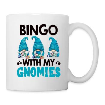 Bingo avec mes gnomies Bingo drôle - Mug blanc - blanc - Droite
