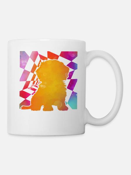 Havaneser Retro - Tasse - Weiß
