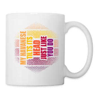 My Havanese tilts its head just like you do - Mug - white - Right