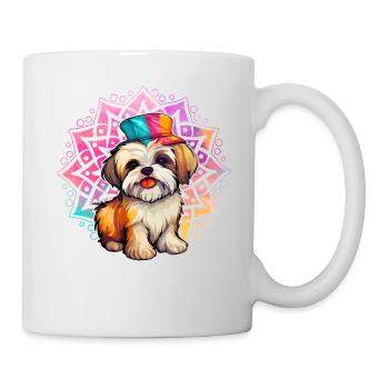 Chien havanais - Mug blanc - blanc - Droite