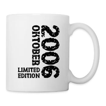 2006 Oktober Limited Edition 17. Geburtstag Deko - Tasse - Weiß - Rechts