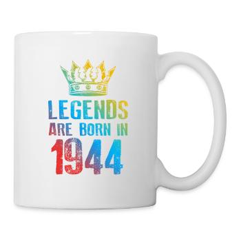 1944 legends born in - Tasse - Weiß - Rechts
