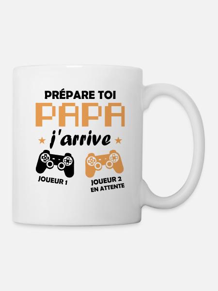 Prépare toi papa j'arrive annonce grossesse papa - Mug blanc - blanc