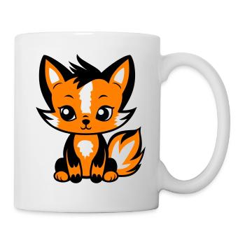Fox Animal Baby - Mug - white - Right