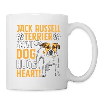 Jack Russell Terrier petit chien coeur énorme - Mug blanc - blanc - Droite
