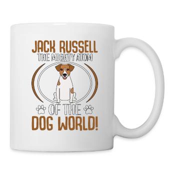 Jack Russell, the mighty atom of the dog world - Mug - white - Right