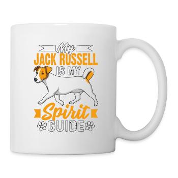Mon Jack Russell est mon guide spirituel - Mug blanc - blanc - Droite