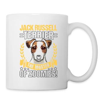 Jack Russell Terrier, le maître des Zoomies - Mug blanc - blanc - Droite