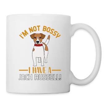 Je ne suis pas autoritaire, j’ai un Jack Russell - Mug blanc - blanc - Droite