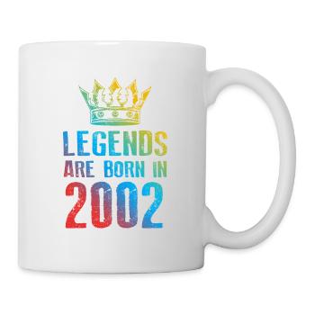 2002 Légendes nées en - Mug blanc - blanc - Droite