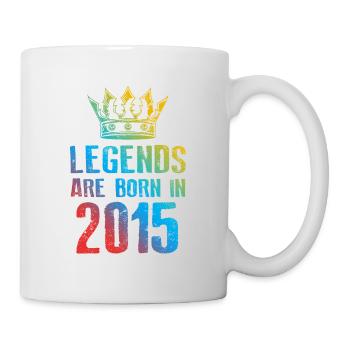 2015 legends born in - Mug - white - Right