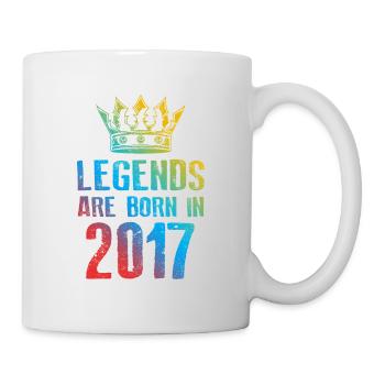 2017 Légendes nées en - Mug blanc - blanc - Droite