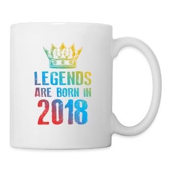 2018 legends born in - Mug - white - Right