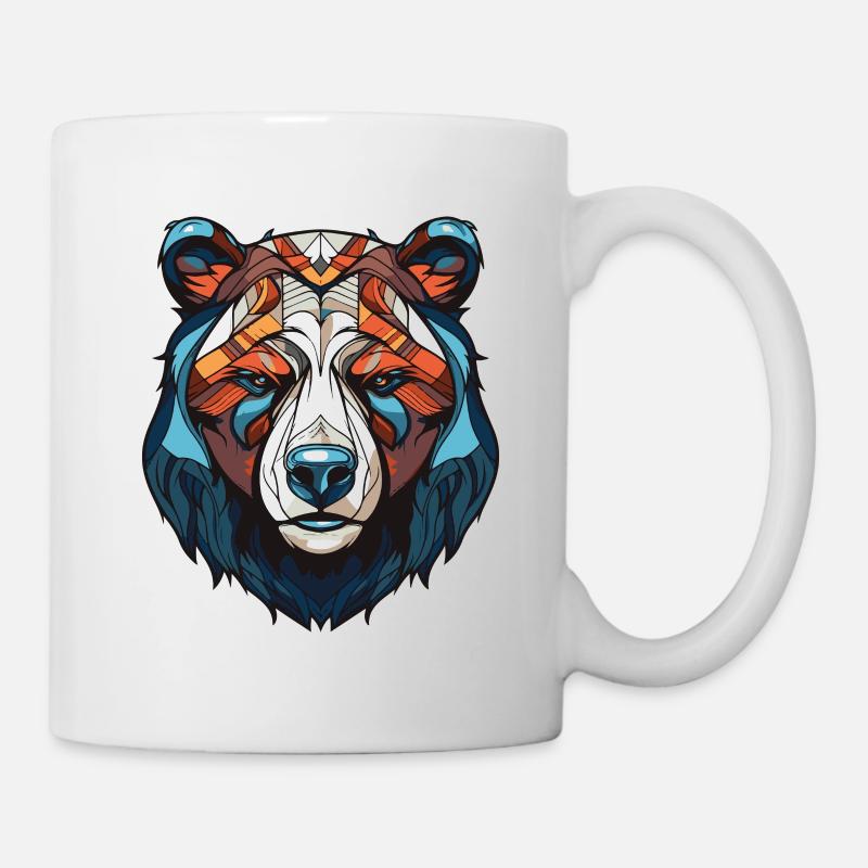 Tête d’ours polaire Ours polaire - Mug blanc - blanc