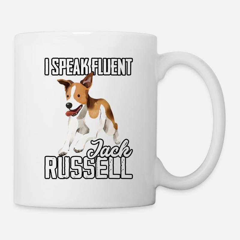I speak fluent Jack Russell - Tasse - Weiß
