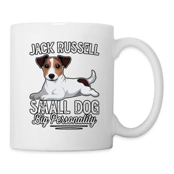 Jack Russell small dog big personality - Tasse - Weiß - Rechts