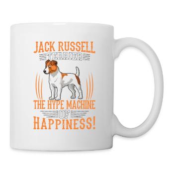 Jack Russell Terrier the machine of happiness - Mug - white - Right