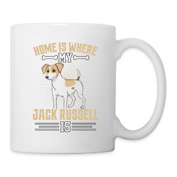 Home is where my Jack Russell is - Tasse - Weiß - Rechts