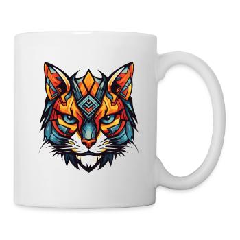Cat Head - Mug - white - Right