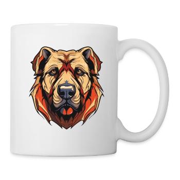 Kangal Hund Kopf - Tasse - Weiß - Rechts