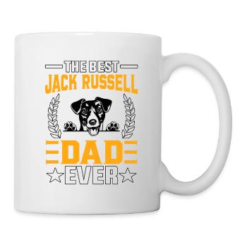 The best Jack Russell Dad ever - Tasse - Weiß - Rechts