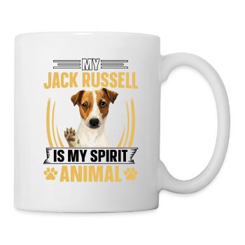 My Jack Russell is my Spirit Animal - Tasse - Weiß - Rechts