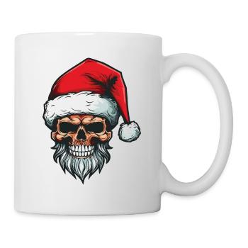Santa Claus Skull - Mug - white - Right