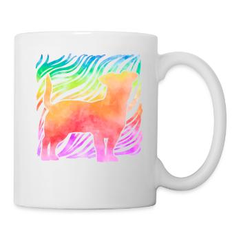 Jack Russell Terrier - Mug blanc - blanc - Droite