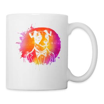 Jack Russell Terrier - Mug blanc - blanc - Droite