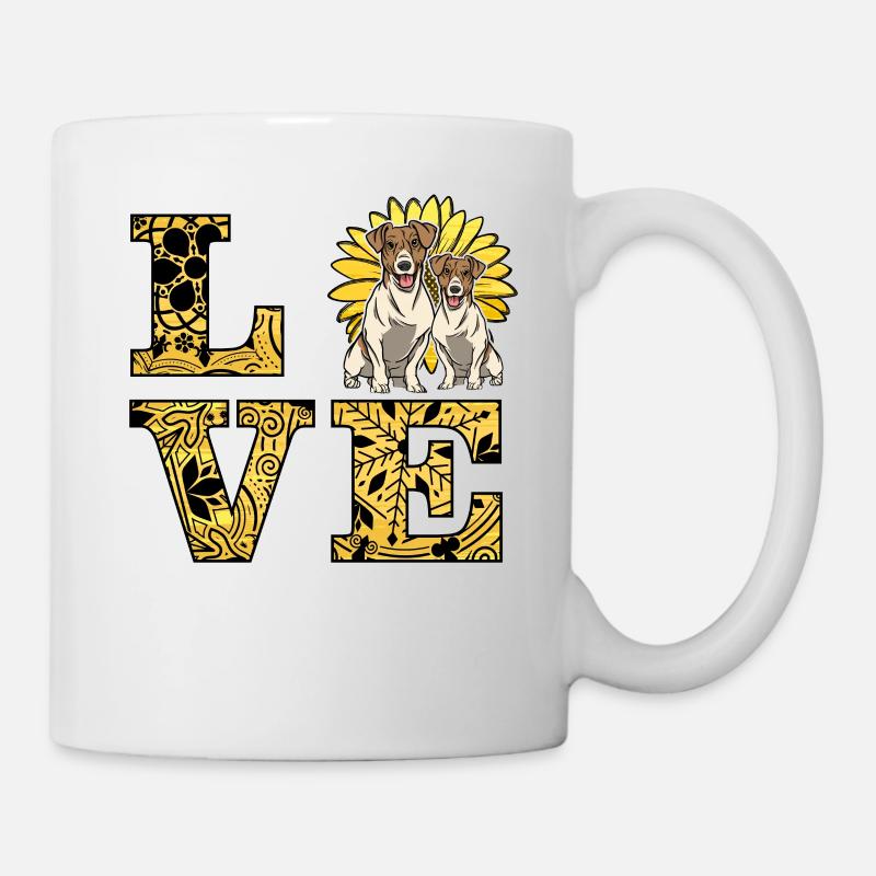Jack Russell Love - Tasse - Weiß