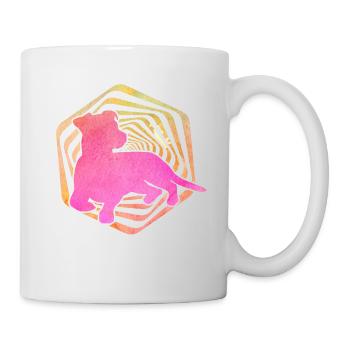 Jack Russell Terrier - Mug blanc - blanc - Droite