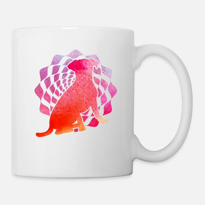 Jack Russell Terrier Retro - Tasse - Weiß