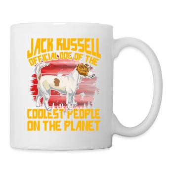 Jack Russell chien officiel des gens sur la planète - Mug blanc - blanc - Droite