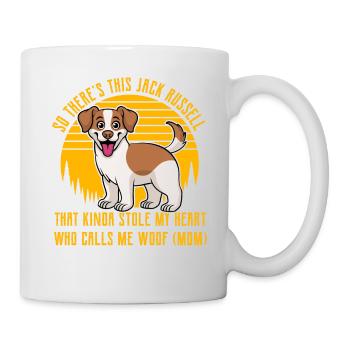 Jack Russell Terrier - Mug blanc - blanc - Droite