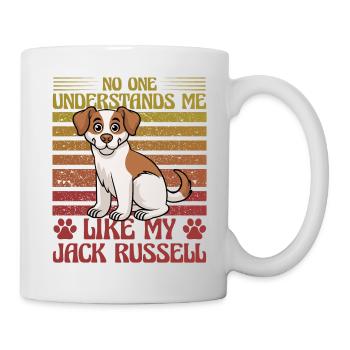 No one understands me like my Jack Russell - Mug - white - Right