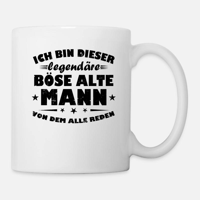 Legendäre alte Mann Männer - Tasse - Weiß