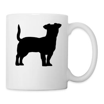 Jack Russell Terrier - Mug blanc - blanc - Droite