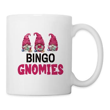 Bingo Gnomies Women Men Funny Bingo - Tasse - Weiß - Rechts