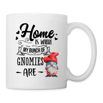Home Is Where My Gnomies Are Christmas Gnome - Mug - white - Right