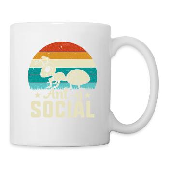 Ant-y social - Mug blanc - blanc - Droite