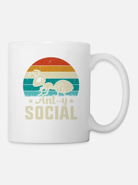 Ant-y social - Tasse - Weiß